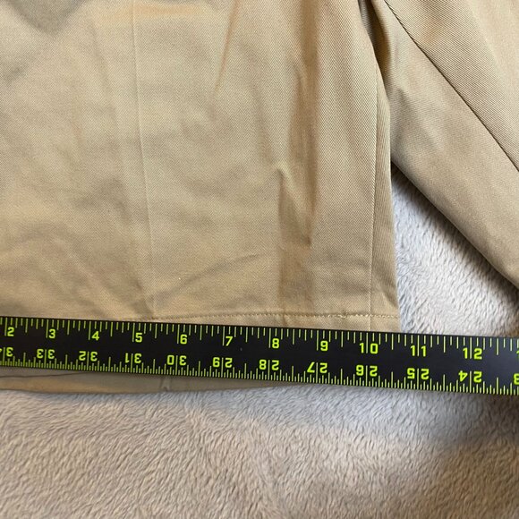 Lands End Men's Shorts Size 30 Khaki Chino Traditional Fit Fishing - Picture 6 of 10